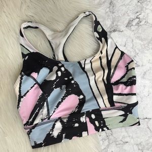Free People Ashford Printed Sports Bra XS